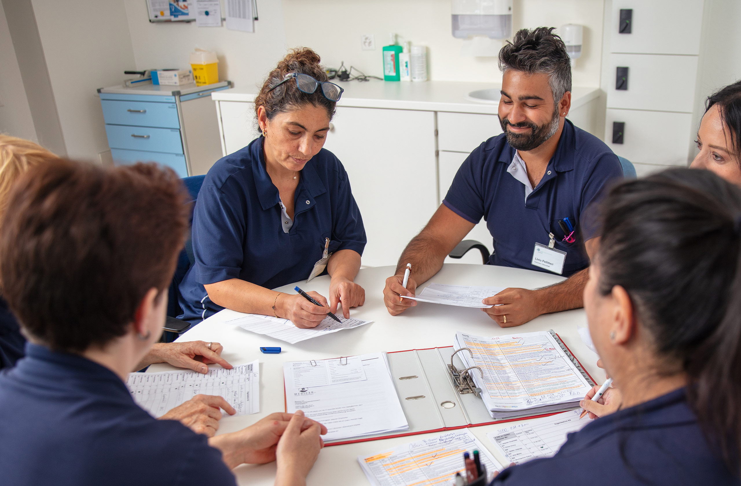 Pflegefachpersonen und Betreuerteam im Madle, Alters- und Pflegeheim Pratteln